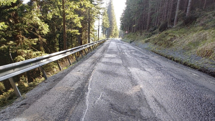 Moravskoslezský kraj pokračuje v opravě silnice mezi Hvězdou a Ovčárnou